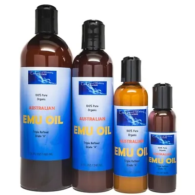 $12.86 • Buy 100% Pure Organic Emu Oil Natural Australian Triple Refined A Anti Aging Miracle