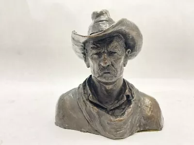 Vintage Michael Garman Solid Bronze Cowboy Signed 3/40 (HE2036482) • $425