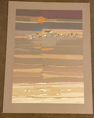 MAX HAYSLETTE Abstract Contemporary PNW Signed Artist Proof Serigraph 32”x 42” • $225