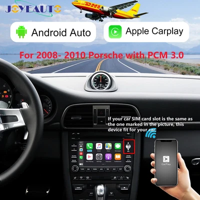 $375.99 • Buy Joyeauto Wireless CarPlay Box Retrofit For Porsche PCM3.0 Android Auto 2008-2012
