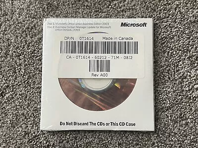 Microsoft Office Small Business Edition 2003 With Business Contact Manager • $25