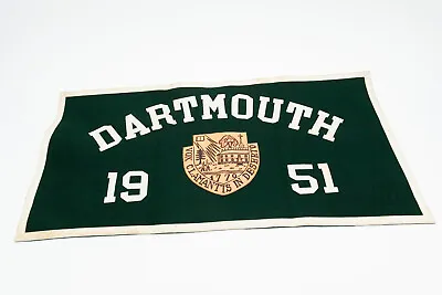 Large Vintage Class Of 1951 Dartmouth University Souvenir Felt Banner • $99.99