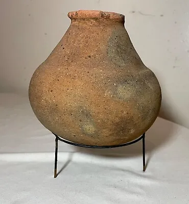 Antique Peru Pre Columbian 30-100 A.D. Vessel Pottery Vase Sculpture Terracotta. • $264.99