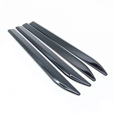 Side Fender Cover Door Dagger Emblem Car Sticker Stainless Steel Black Universal • $17.90