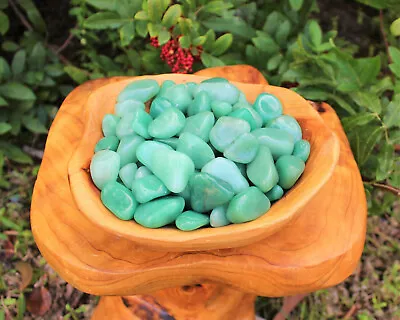 $8.45 • Buy 9 Medium Green Aventurine Tumbled Stone: Crystal Healing Reiki Tumble