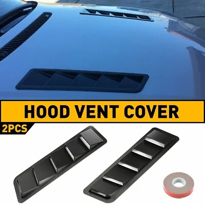 2pcs Car Hood Bonnet Vent Air Flow Intake Scoop Side Fender Decor Universal • $18.04