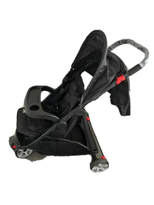 £55 • Buy New BabyStart Deluxe 3 Wheeler Baby Pushchair Black With Raincover & Footmuff