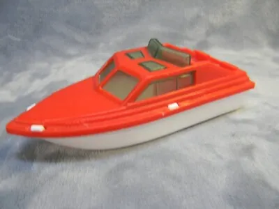 Vintage 1960's Tootsietoy U.s.a. Made Red 7  Toy Boat Cruiser • $9.99