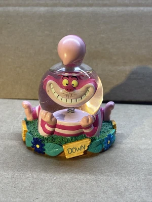 $36 • Buy Vintage Disney Alice In Wonderland's Cheshire Cat Snow Globe