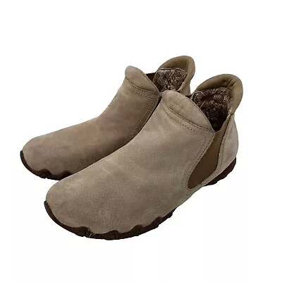 Skechers Size 8.5 Relaxed Fit Bikers LONDONER Ankle Boots Memory Foam • $19.24