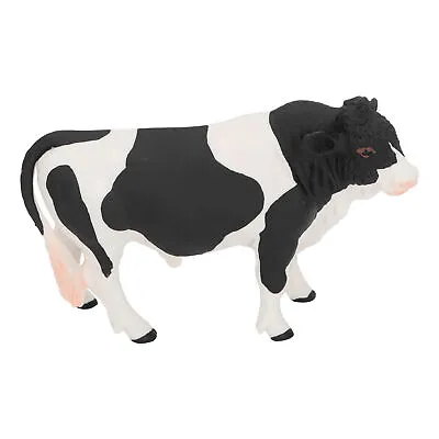 Cow Figurine Toy Simulation Decor Ornament Farm Animal Statue For Kids Child FIG • £11.67