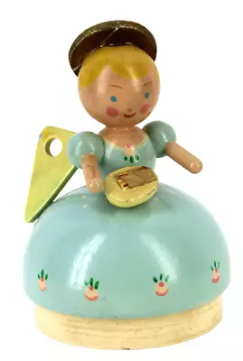 Vintage Handcrafted Angel Music Box Works Go To Sleep Baby Lullaby • $24.99