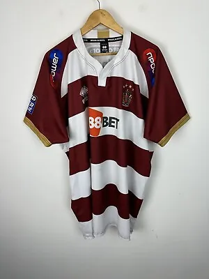 £29.99 • Buy Men's Errea Wigan Warriors Rugby League Shirt Kit Top UK Size 8XL 8X XXXXXXXXL