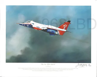 Aviation Art Print - BAC Jaguar XX765  RAE     Limited Edition Artist Signed • £9.95