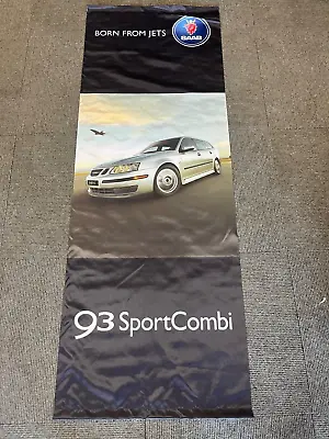 Used Saab 9-3 SportCombi Dealership Showroom Cloth Banner Very Clean RARE • $185