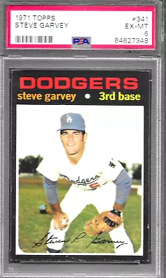 1971 Topps Baseball #341 Steve Garvey (HOF) Los Angeles Dodgers PSA6 EX-MT • $74.95