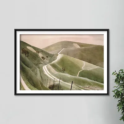 £5.50 • Buy Eric Ravilious - Chalk Paths (1935) - Painting Poster Print Art Gift South Downs