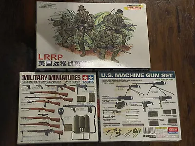 3 Pack - Dragon & Academy LRRP Nam Series With 2 Weapons Sets 1:35 - Set Of 3 • $37.36