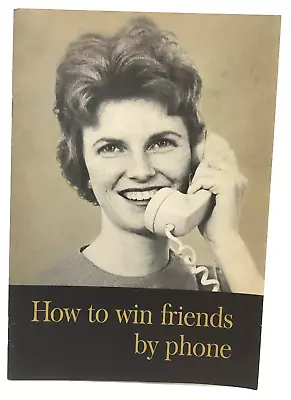 Vtg How To Win Friends By Phone Book Northwestern Bell Telephone Advertising  • $4.99