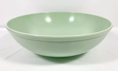 Vtg X Large MELMAC Bowl 14.75” No. 7 By MIRAMAR Aqua Green Melamine USA EUC • $44.99