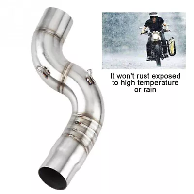 For Kawasaki ZX6R Ninja ZX636 2004-08 Slip On Exhaust Middle Link Pipe Connected • $47.88