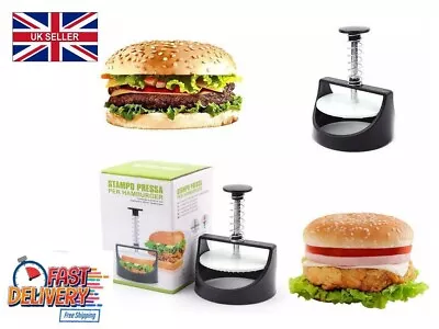 £5.99 • Buy Non Stick Beef Burger Quarter Pounder Press Maker Mould Meat Grill Patty Machine