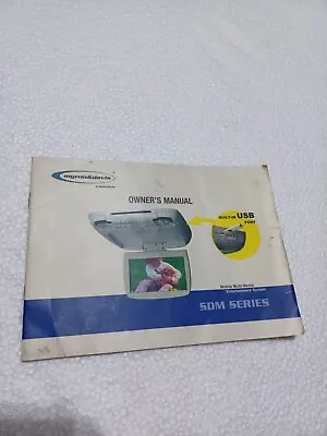 Myron & Davis SDM Series Rear Roof DVD Player Owners Manual  • $14.99