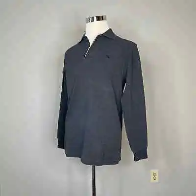 Burberry London Men’s Long Sleeve Polo Gray Size Small • $54