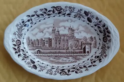 Tower Of London Oval Dish By W H Grindley & Co. Vintage / Retro - London Scenes • £5.70
