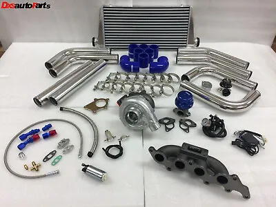 03/04 .63 Turbo Charging Kit For 07-13 2.3 MPS Mazda 3 6 CX-7  Intercooler BOV • $759.98