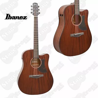 Ibanez Aad190ce Opn Acoustic Electric Guitar Solid Okoume Top • $879