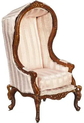 Dolls House Light Pink Medieval Porter Chair 1:24 Half Inch JBM Hall Furniture • $151.54