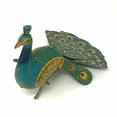 Alps Proud Peacock Wind-Up Vintage 1950s • $49.99