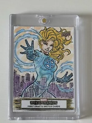 2022 Marvel Beginnings First Draft Sketch Card Erwin Ropa 1/1 Auto • $99.99
