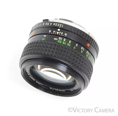 Minolta MD MC Rokkor-PG 50mm F1.4 Prime Lens -Clean- • $97.17