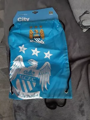 BRAND NEW OFFICIAL LICENSED MERCHANDISE  MANCHESTER City Foil Print Gym Bag • £5