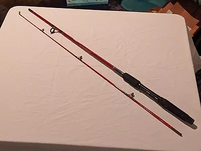 Vintage ABU GARCIA CONOLON Three Star Medium Light Action 6'6  2PC Spinning Rod • $45