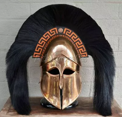 18 Gauge Steel Copper Coated Medieval Greek Corinthian Helmet Spartan Helmet • $129