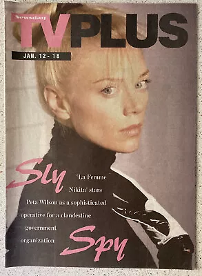 Peta Wilson La Femme Nikita' Local TV Guide January 12 1997 /Regional LI NY Edit • £8.03