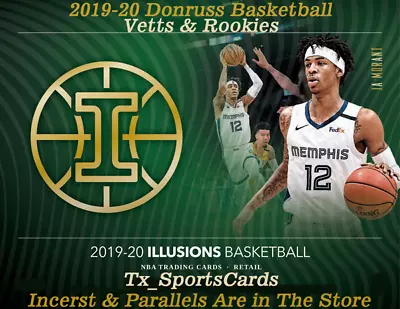 2019-20 ILLUSIONS Basketball🏀Rookies & Vets🏀Complete Your Set🏀3/30/24 • $1.25