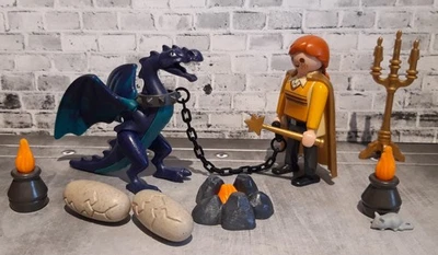 Lot Playmobil Harry Potter - Ron, Draco, Albus - Figurines Potions Et Baguette