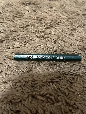 Vintage Sharpened Scorecard Pencil Oakbrook Golf Club • $6