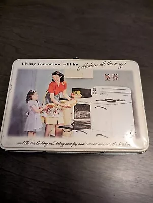 `accouterments Rare Lunchbox Purse  Living Tomorrow Will Be Modern All The Way  • $2