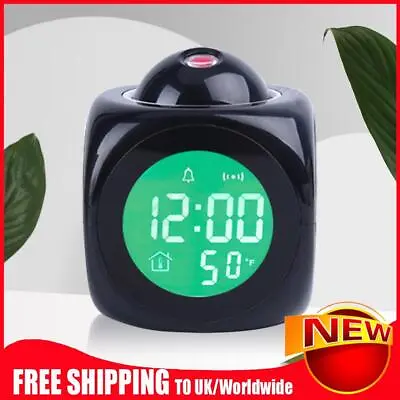 Voice Talking Clock Music Alarm Clock Multi-function For Home Bedroom Decoration • £12.04