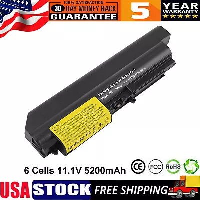 T400 Battery For Lenovo ThinkPad R400 T61 R61 T61P 14.1  Widescreen Power Supply • $9.95