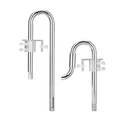 Stainless Steel Inflow Outflow Pipes Set For Aquarium Filters Planted Fish Tank • $45.99