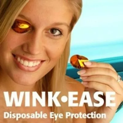 Wink-Ease Disposable Stick On Eye Protection SunBed /Solarium Tanning Goggles  • £2.95