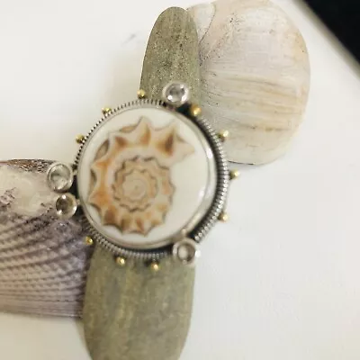 Echo Of The Dreamer /Mars And Valentine Shell Design￼ Ring • $215