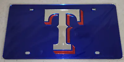 Texas Rangers MLB Laser Tag License Plate WinCraft • $27.88