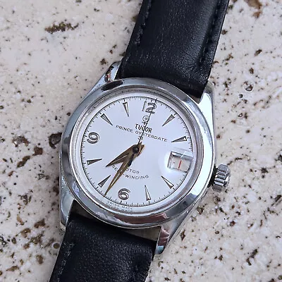 Vintage 1940s Rolex Tudor Rose Auto Prince Oyster Date Wrist Watch • $1395
